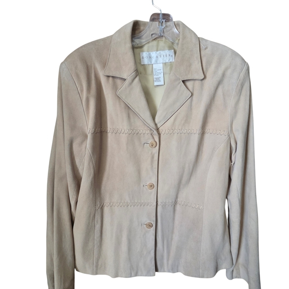 Doncaster soft suede western vibe blazer 14
